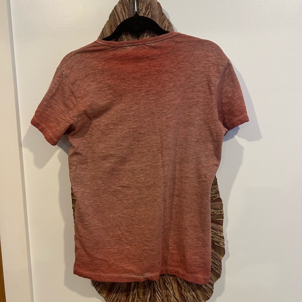 Harley-Davidson Brick Red Tee with Black Logo - Picture 2 of 3